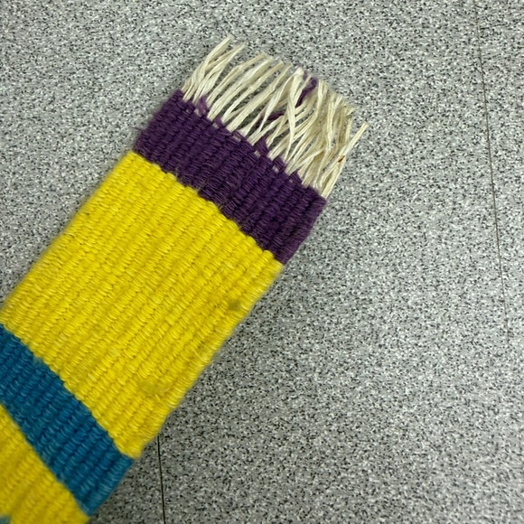 Concho Woven Cotton Belt Womens Multi Silver Boho Hippie Belly Dancer Tie Stripe - Picture 11 of 11